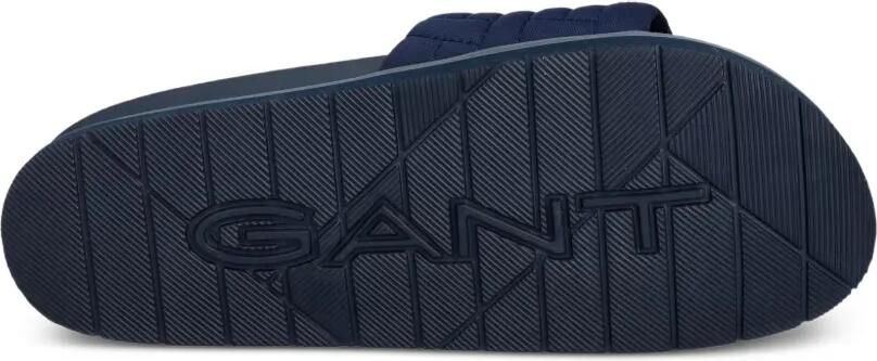 Gant Slippers met geweven effect Blauw - Foto 5