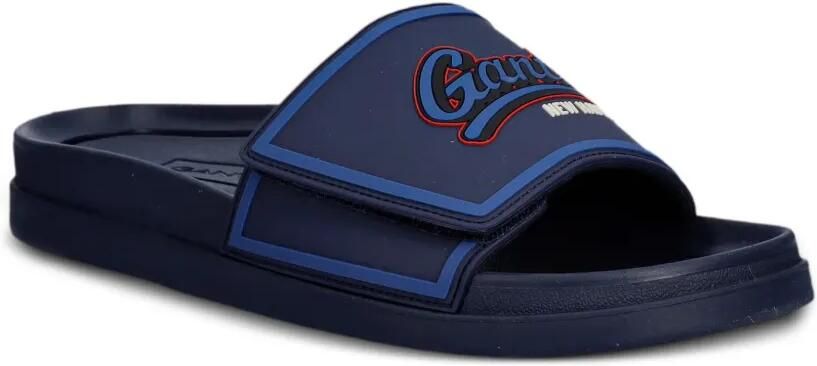 Gant Slippers met klittenband Blauw