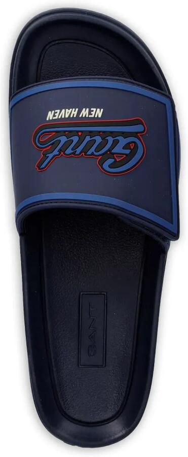 Gant Slippers met klittenband Blauw - Foto 2