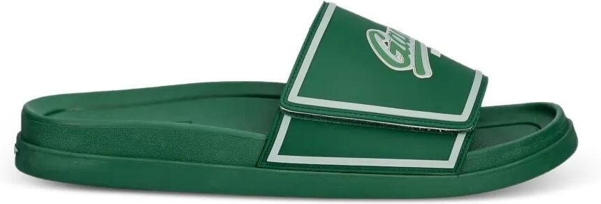 Gant Slippers met logopatch Groen