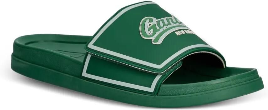 Gant Slippers met logopatch Groen - Foto 4