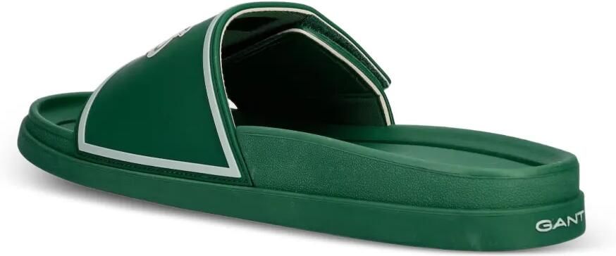 Gant Slippers met logopatch Groen - Foto 3