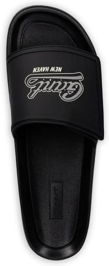 Gant Slippers met logoprint Zwart - Foto 2