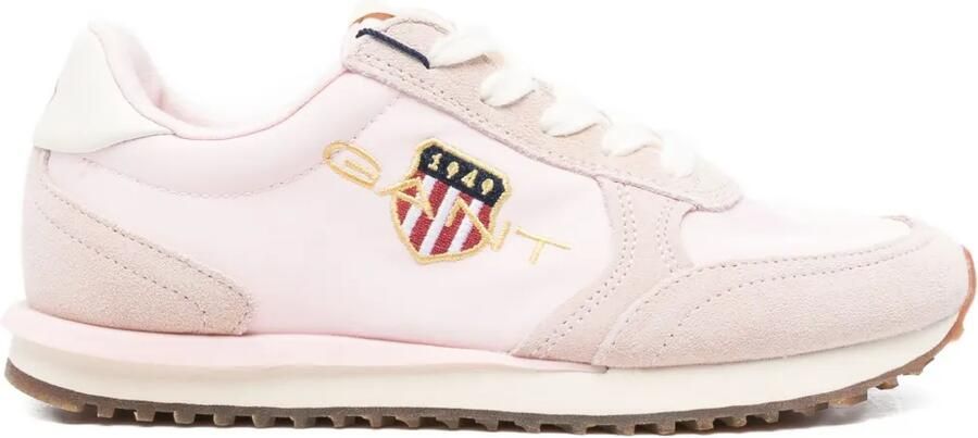 Gant Sneakers met borduurwerk Roze