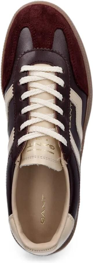 Gant Sneakers met contrasterende streep en vlakken Bruin - Foto 3