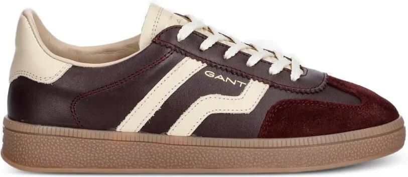 Gant Sneakers met contrasterende streep en vlakken Bruin - Foto 4