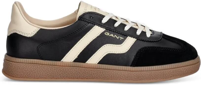 Gant Sneakers met leren vlakken Zwart
