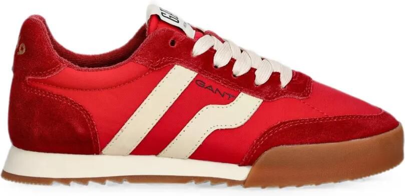 Gant Sneakers met logopatch Rood