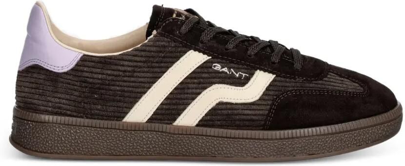 Gant Sneakers met ribfluwelen vlakken Bruin