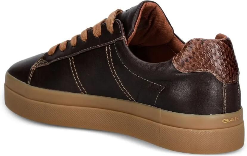 Gant Sneakers met slangenleer-effect Bruin - Foto 2