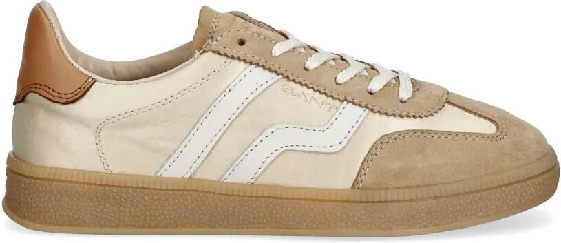 Gant Sneakers met suède vlak Beige