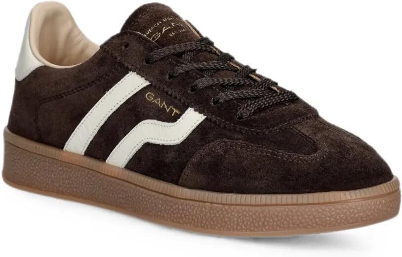 Gant Sneakers met suède vlakken Bruin