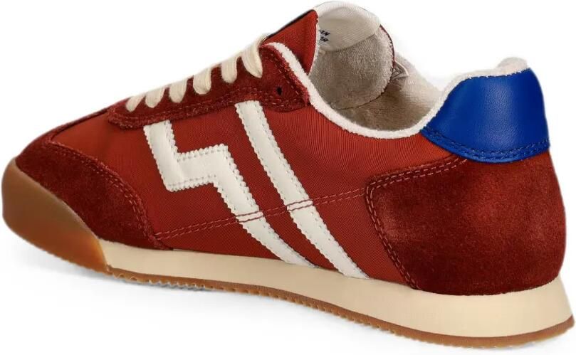Gant Sneakers met suède vlakken en logo-print Rood - Foto 3