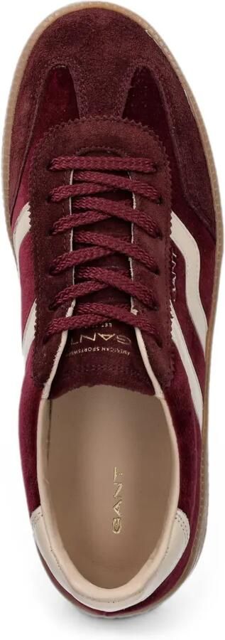 Gant Sneakers met suède vlakken en plateauzool Rood - Foto 4