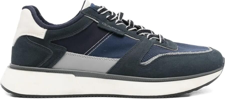 Gant Sneakers met vlakken en veters Blauw