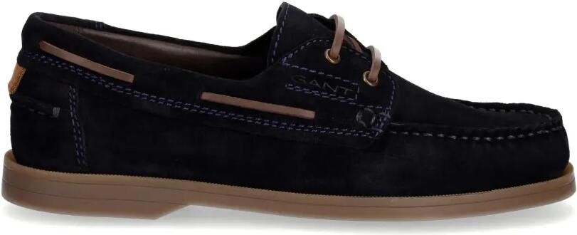 Gant Suède bootschoenen Blauw
