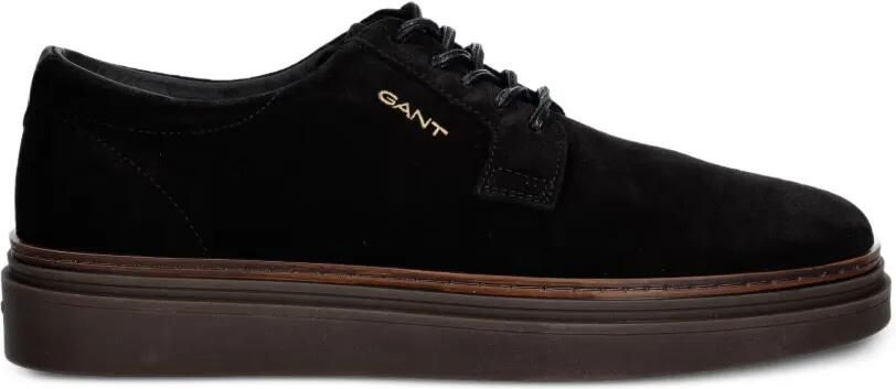 Gant suede lace-up sneakers Zwart - Foto 4