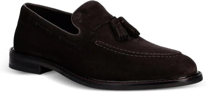 Gant Suède loafers met kwastjes Bruin - Foto 2
