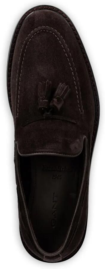 Gant Suède loafers met kwastjes Bruin - Foto 3