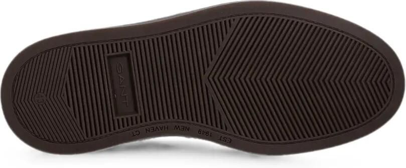 Gant suede logo-print sneakers Blauw - Foto 5