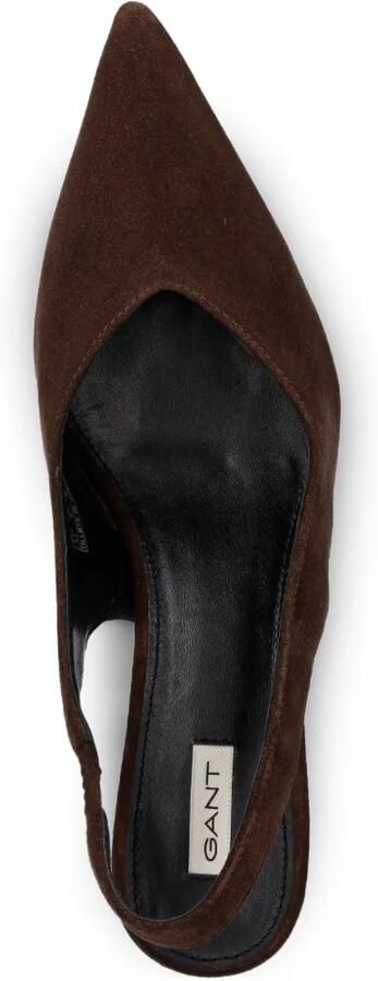 Gant Suède pumps met hak Bruin - Foto 3