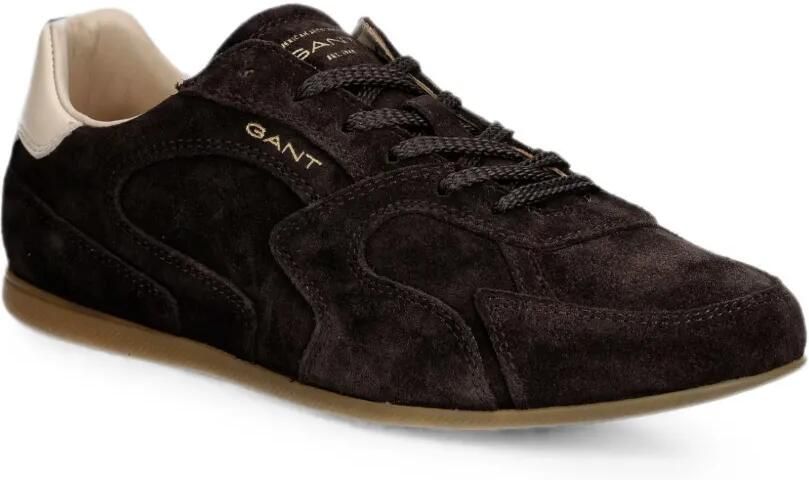 Gant Suède sneakers met contrasterende hak Bruin - Foto 2