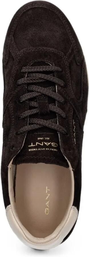 Gant Suède sneakers met contrasterende hak Bruin - Foto 4