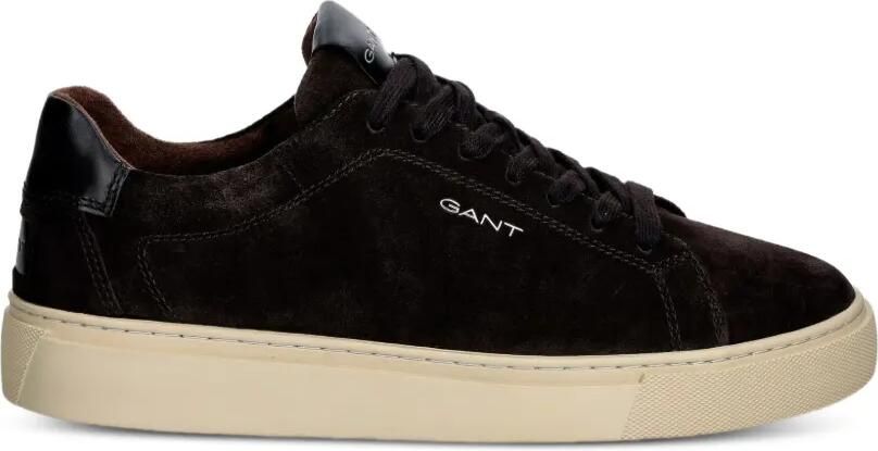 Gant Suède sneakers met logoprint Bruin