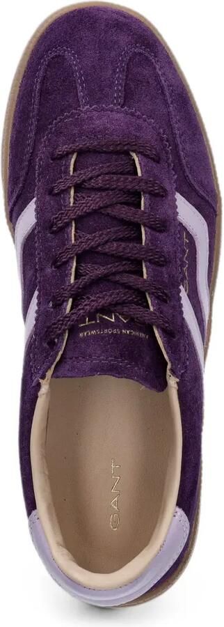 Gant Suède sneakers met logoprint Paars - Foto 4