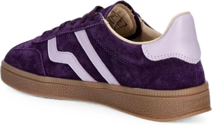 Gant Suède sneakers met logoprint Paars - Foto 3