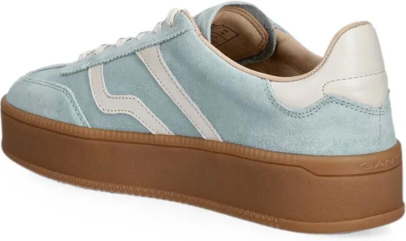 Gant Suède sneakers met plateauzool Blauw - Foto 3