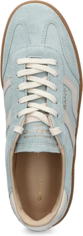 Gant Suède sneakers met plateauzool Blauw - Foto 4