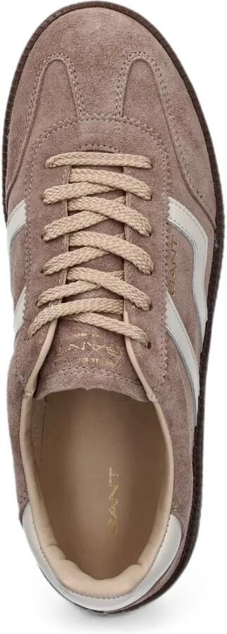 Gant Suède sneakers met plateauzool Bruin - Foto 4