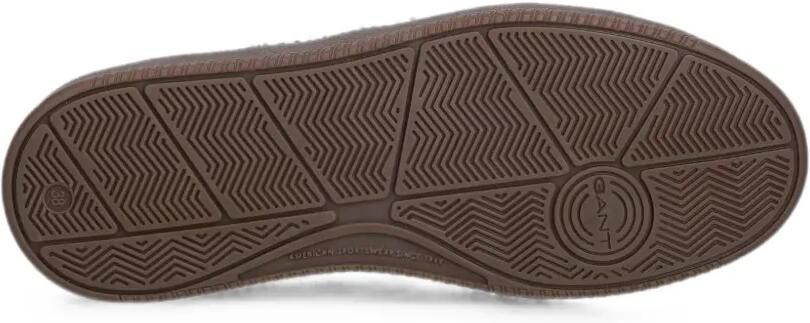 Gant Suède sneakers met plateauzool Bruin - Foto 5