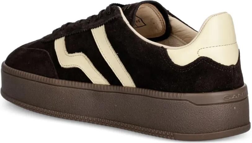 Gant Suède sneakers met plateauzool Bruin - Foto 3