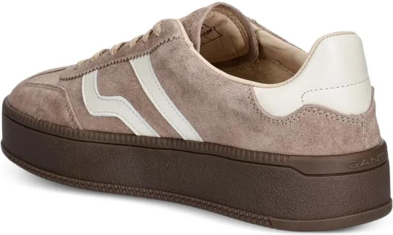 Gant Suède sneakers met plateauzool Bruin - Foto 2