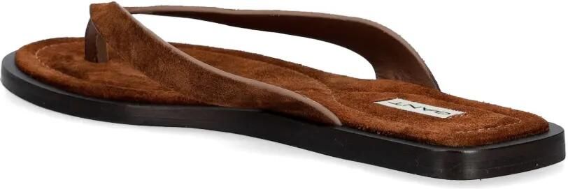 Gant Suède teenslippers Bruin - Foto 3