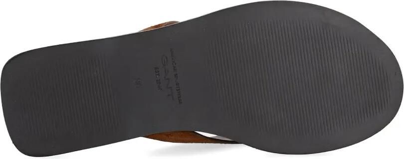 Gant Suède teenslippers Bruin - Foto 2