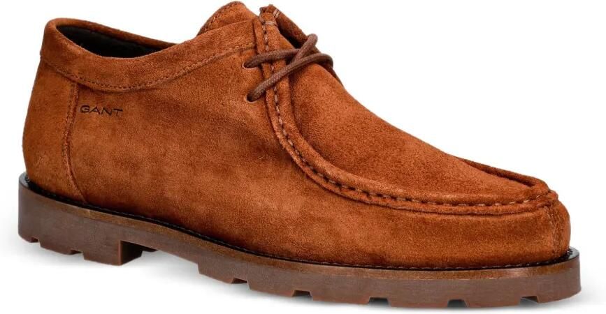 Gant Suède veterschoenen met moc-neus Bruin - Foto 3