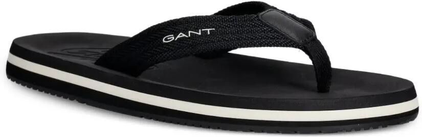 Gant Teenslippers met logoprint Zwart - Foto 5