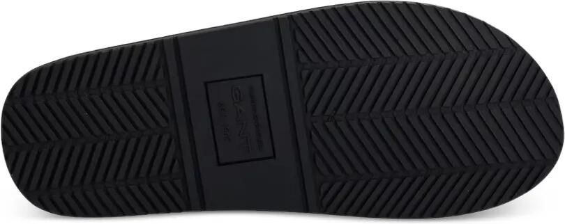 Gant Teenslippers met logoprint Zwart - Foto 3