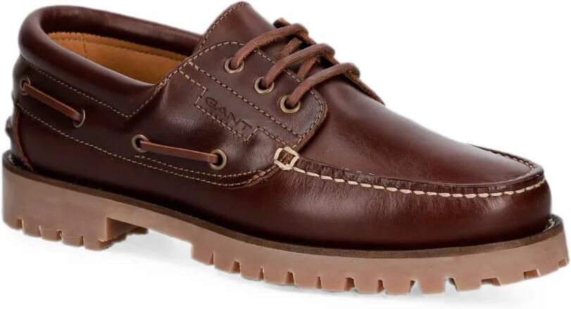Gant Tratton bootschoenen met chunky zool Bruin - Foto 3