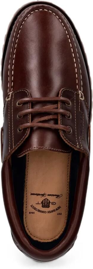 Gant Tratton bootschoenen met chunky zool Bruin - Foto 4