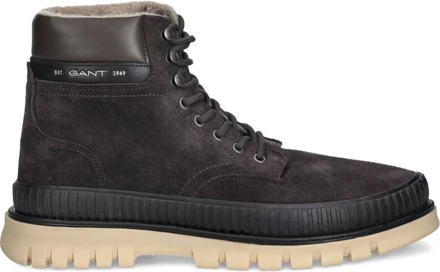 Gant Veterlaarzen met chunky zool Bruin
