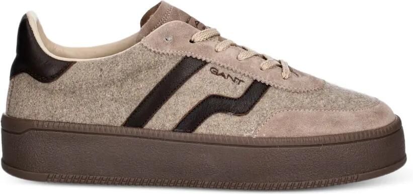 Gant Vilten sneakers met vlakken Beige