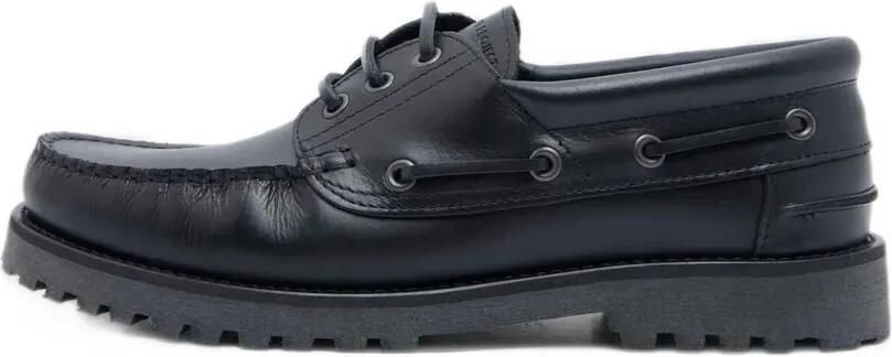Garment Project Ollie boat shoes Zwart