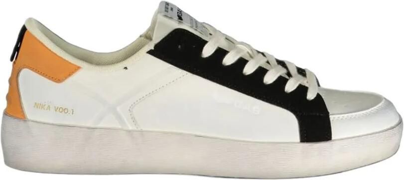GAS colour-block panelled sneakers Wit