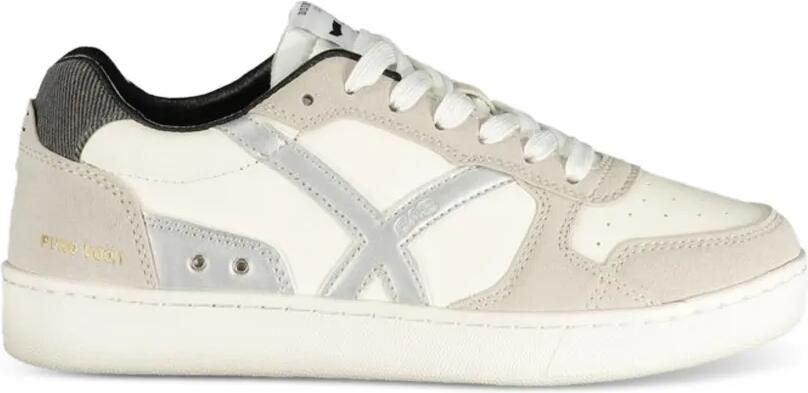 GAS Geperforeerde sneakers met vlakken Wit