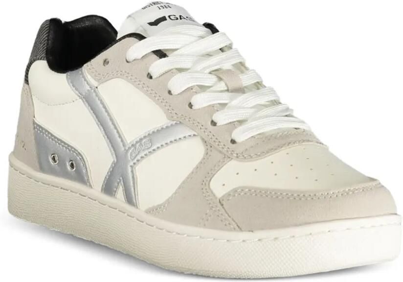 GAS Geperforeerde sneakers met vlakken Wit - Foto 2