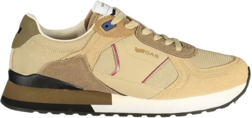 GAS Logan Mix panelled sneakers Beige